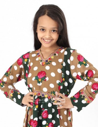 traditional floral imprint kids