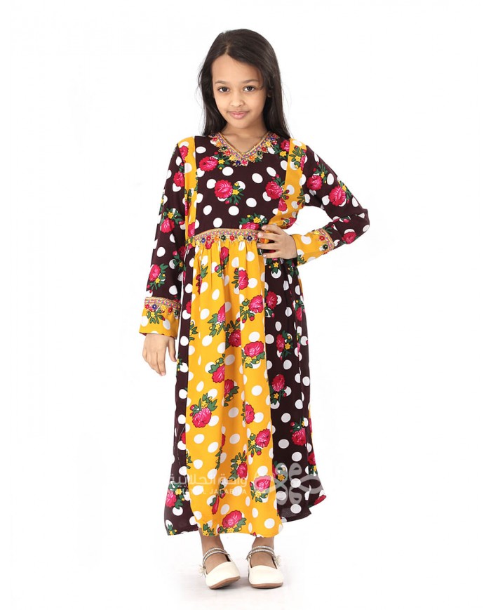 traditional floral imprint kids