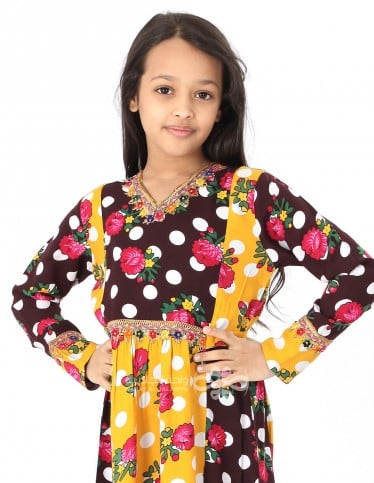 traditional floral imprint kids