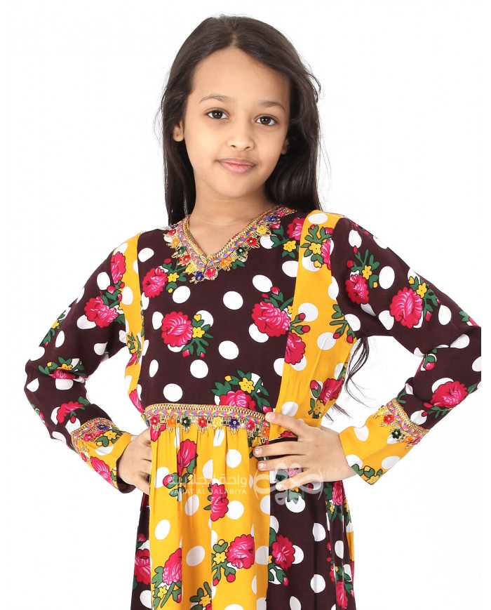 traditional floral imprint kids