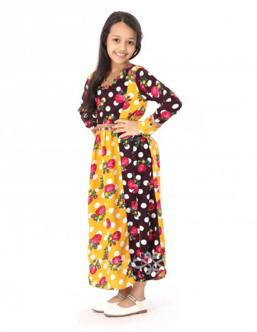 traditional floral imprint kids