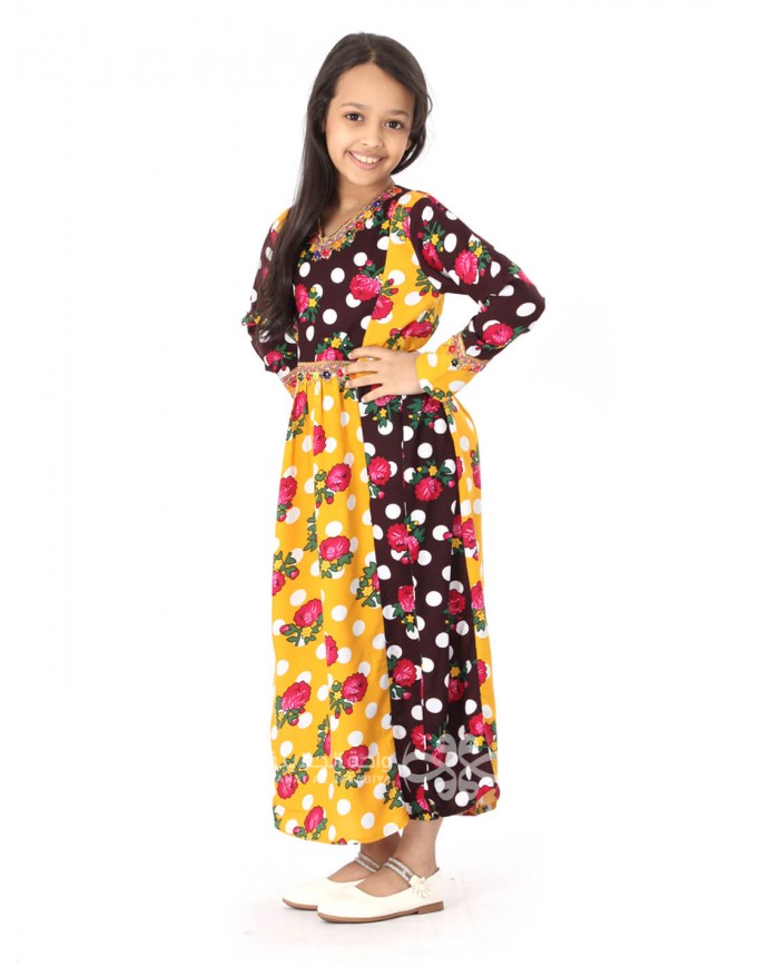 traditional floral imprint kids