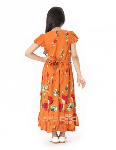 cotton floral kids jalabia