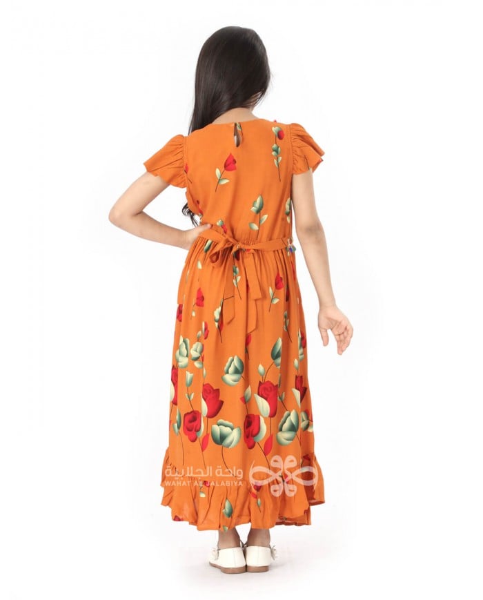 cotton floral kids jalabia