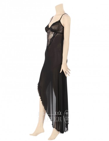 long lingerie dress