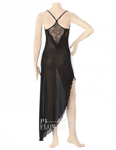 long lingerie dress
