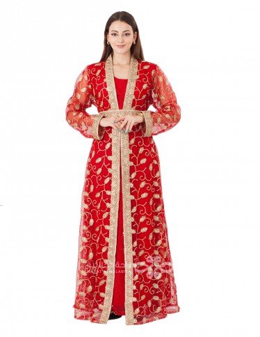 luxury 2 piece jalabia