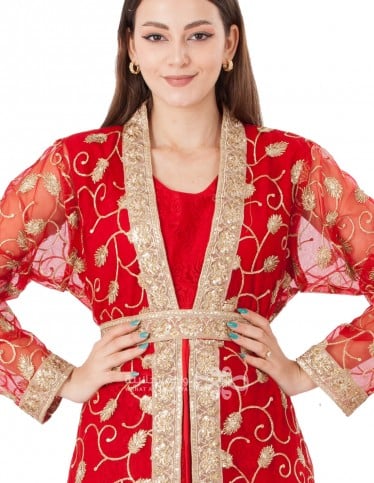 luxury 2 piece jalabia