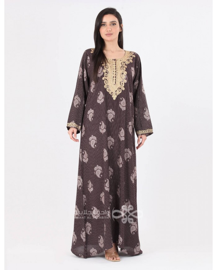 floral homewear jalabiya