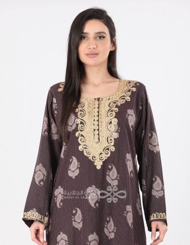 floral homewear jalabiya
