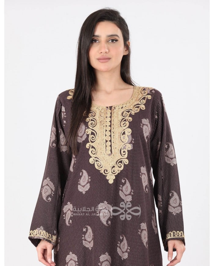 floral homewear jalabiya