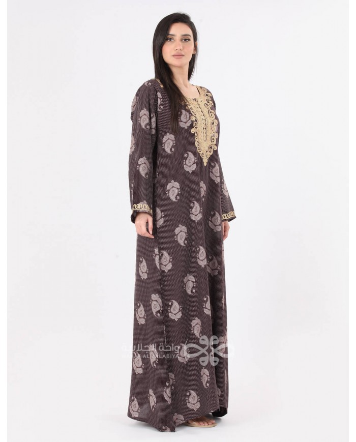 floral homewear jalabiya