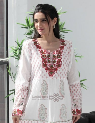 embroidered long sleeve jilbab