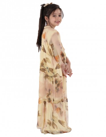 chiffon kids jalabiya