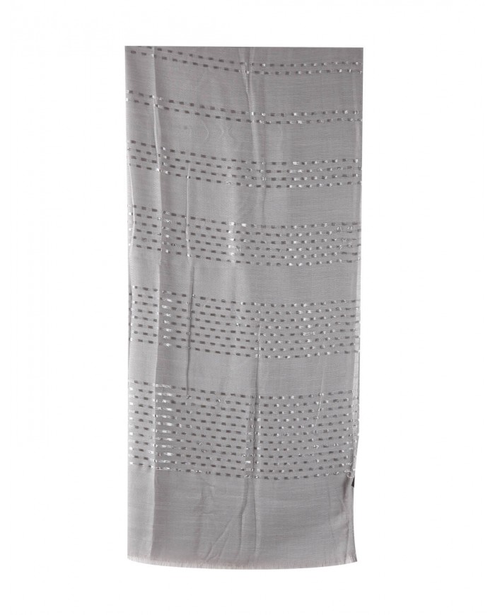 silk threads cotton scarf