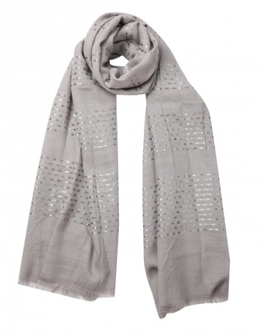 silk threads cotton scarf