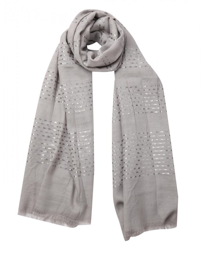 silk threads cotton scarf