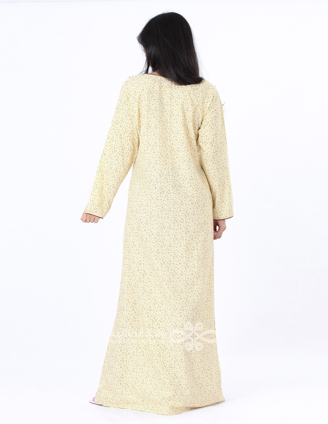 light yellow sleeping dress