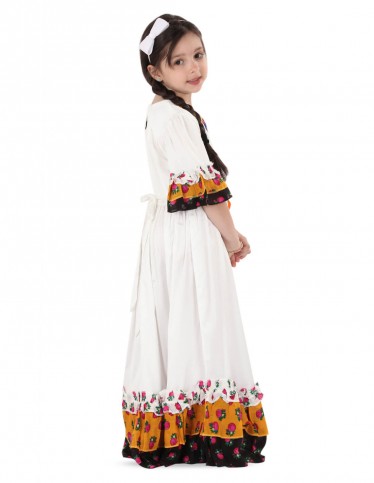 tight waist cloche jalabiya