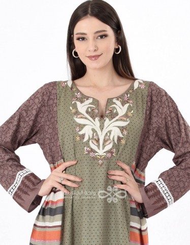 long sleeve cloche jalabiya