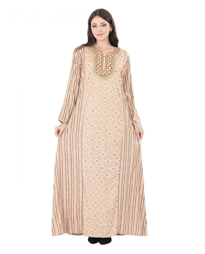 lite embroidered jalabiya