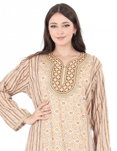 lite embroidered jalabiya
