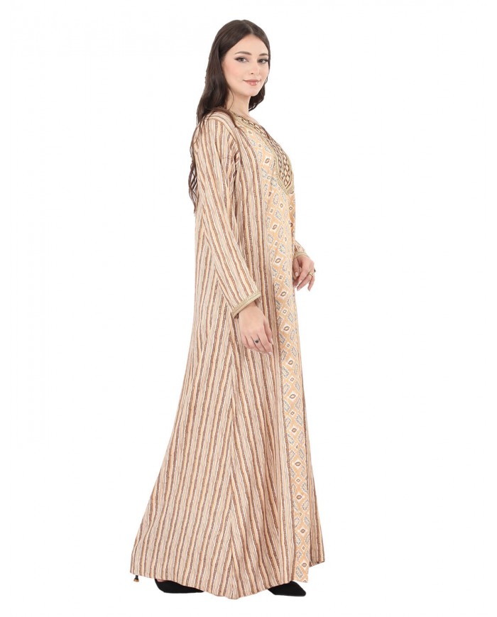lite embroidered jalabiya