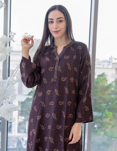 lite embroidered jalabiya