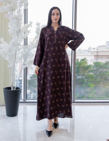 lite embroidered jalabiya