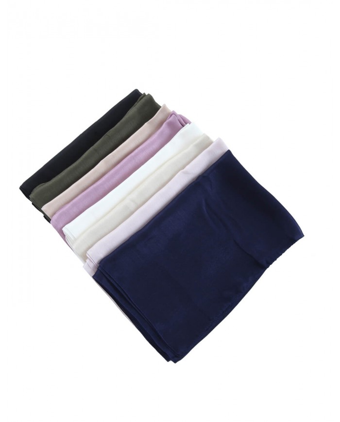 plain sattan headscarf