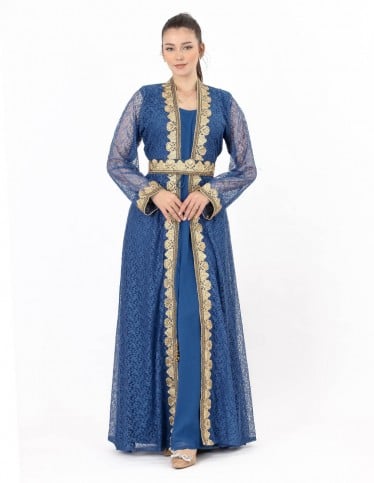 luxury 2 piece jalabiya