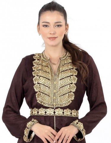 luxury embroidered jalabiya