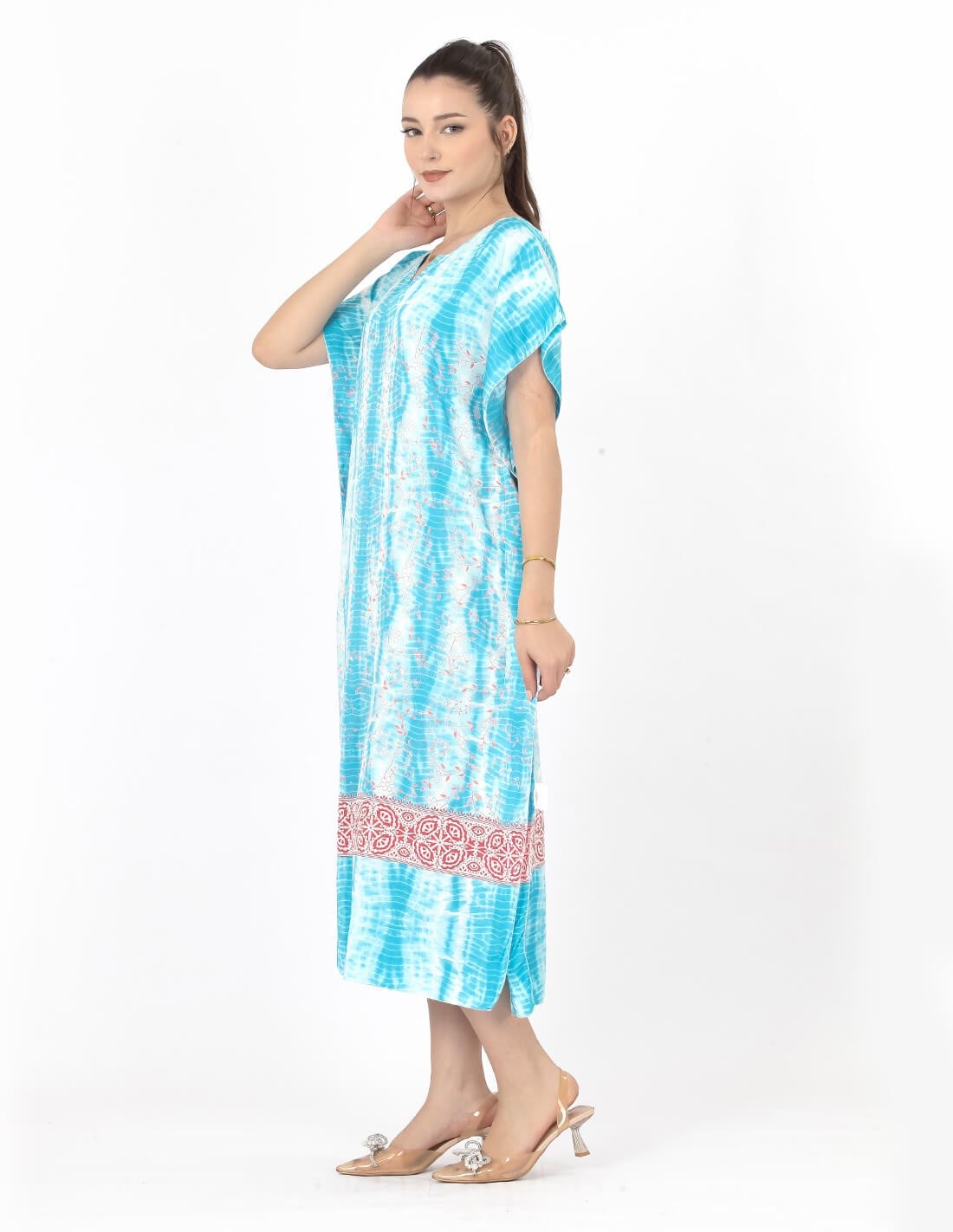 short butterflycut caftan
