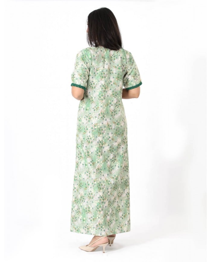 embroidered half sleeve jalabiya