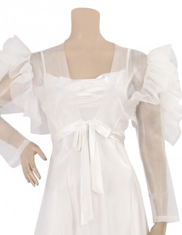 2 piece bridal dress