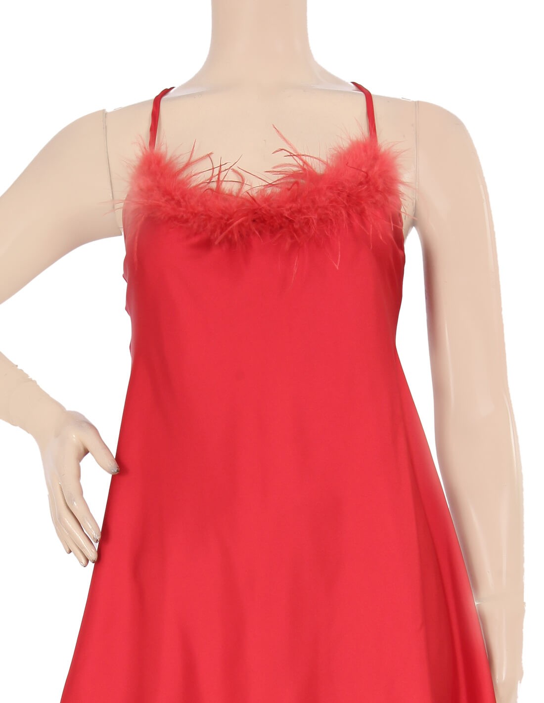 short babydoll with fur