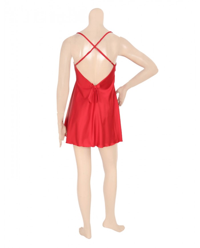 short babydoll with fur