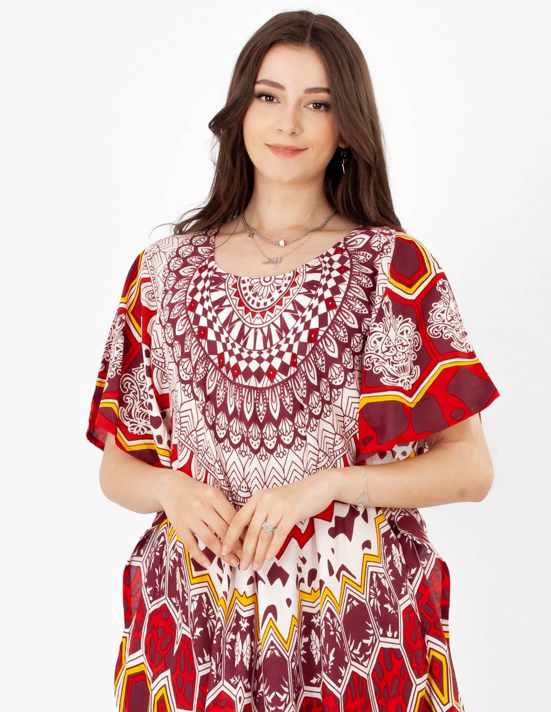 short homewear jalabiya half sleeve