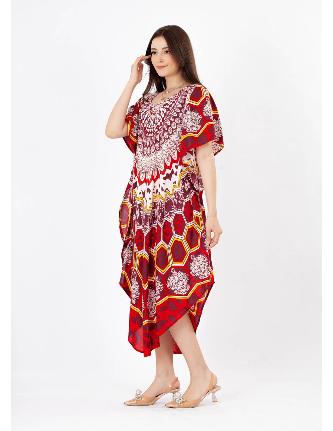 short homewear jalabiya half sleeve
