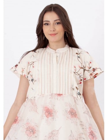 short sleeve hosting jalabiya cloche