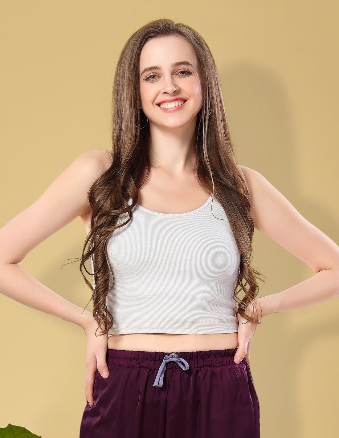 plain sattan short pants