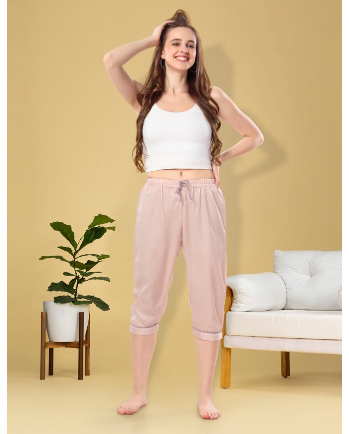 plain sattan short pants