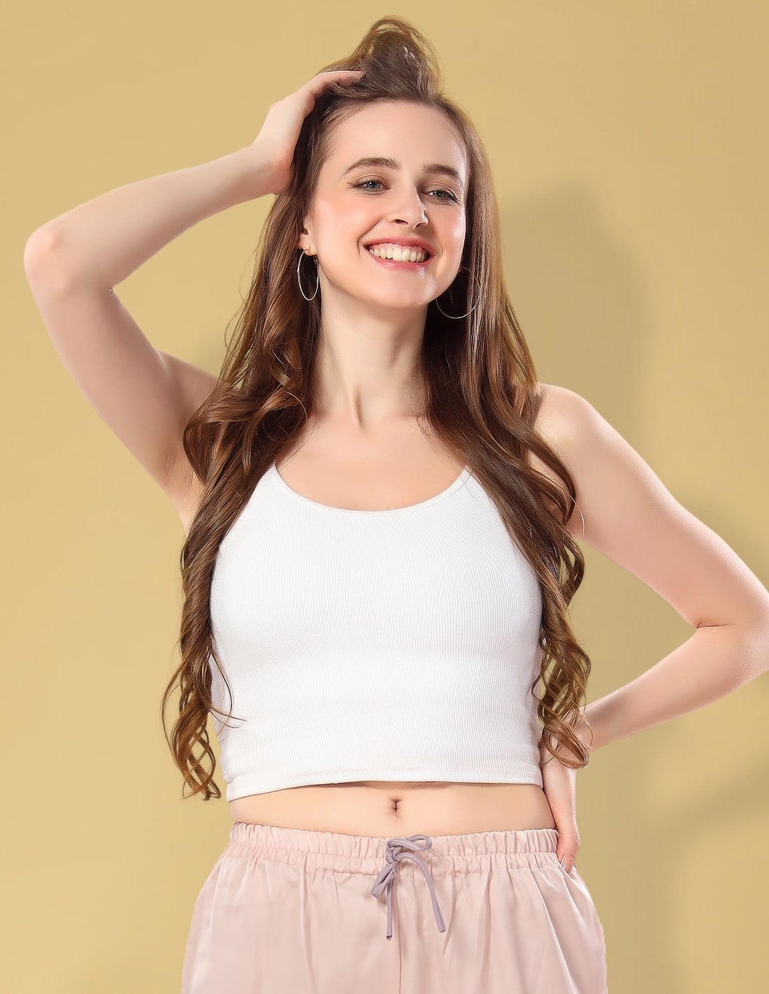 plain sattan short pants