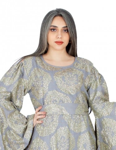 luxury jaabiya cloche sleeve