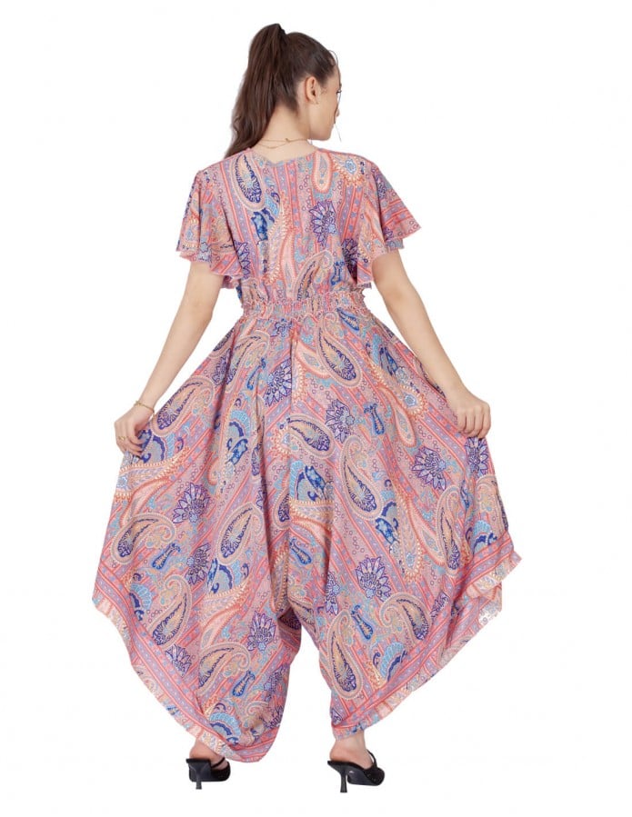 sleeve cut floral homewear jlabiya