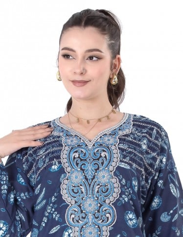 long sleeve homewear jalabiya