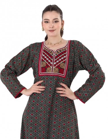 long sleeve homewear jalabiya
