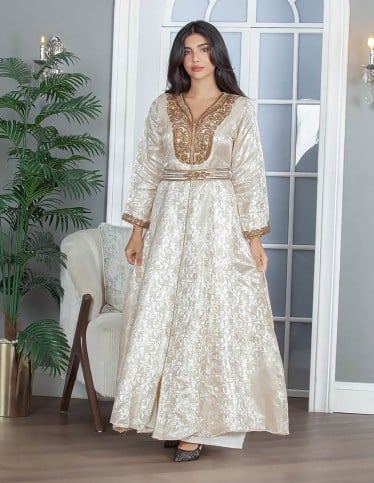 long sleeve luxury jalabiya