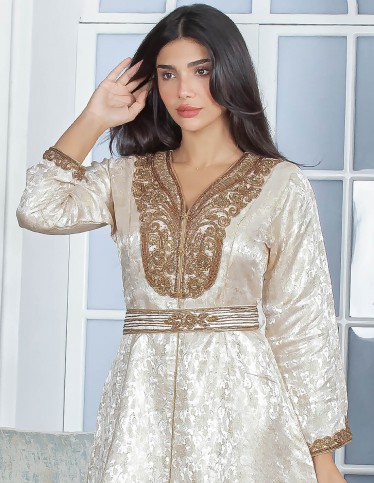 long sleeve luxury jalabiya