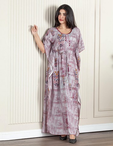 lite homewear jalabiya butterfly cut floral